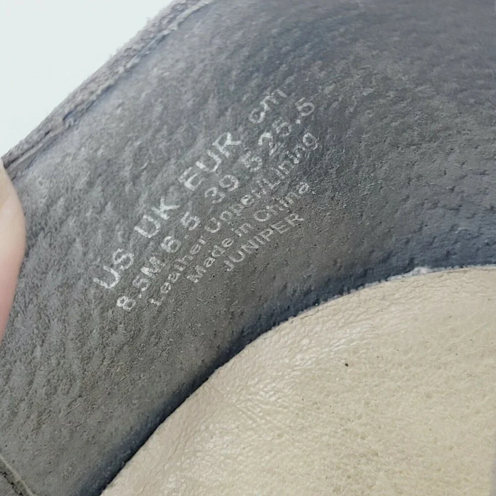 Naya Juniper Slip On Gray Suede Fashion Sneakers Size 8.5M